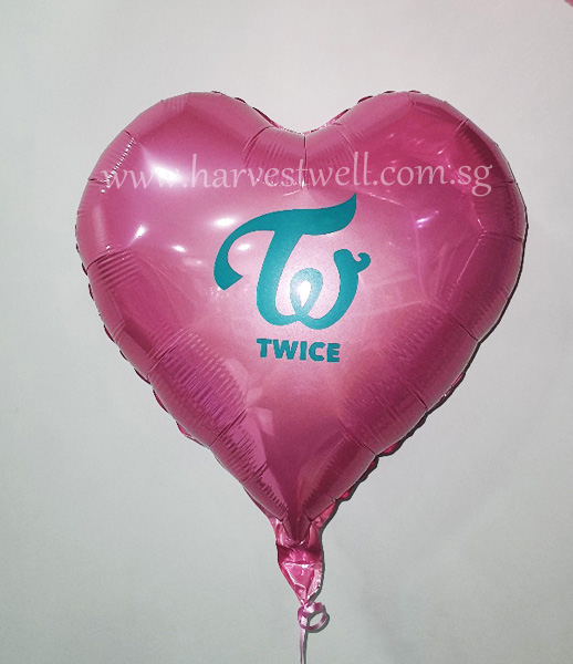 K Pop Customised Print on Foil Balloon